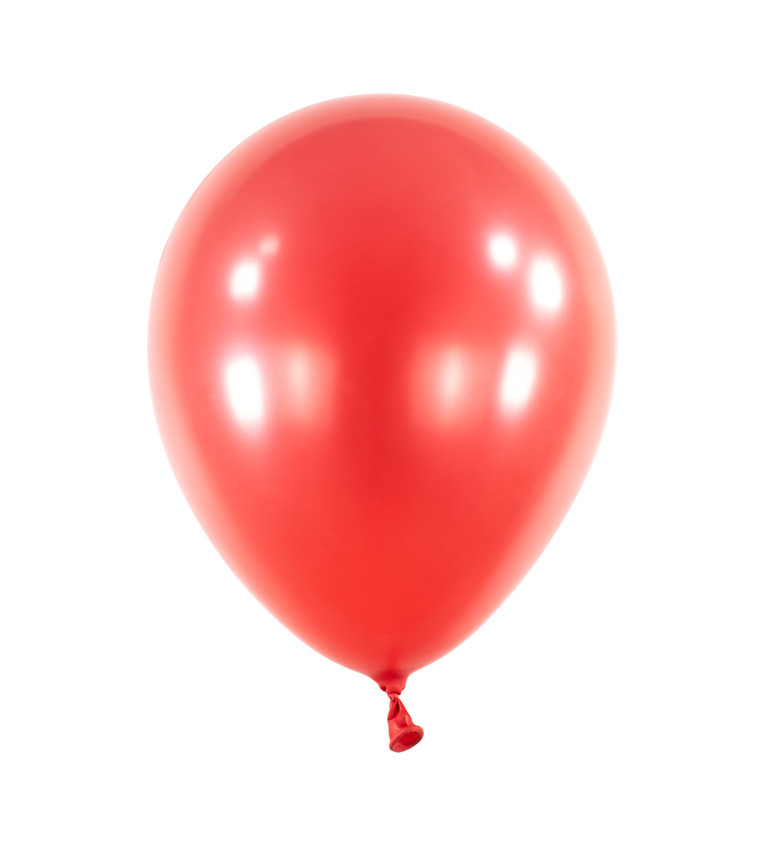 Metalické červené balóny