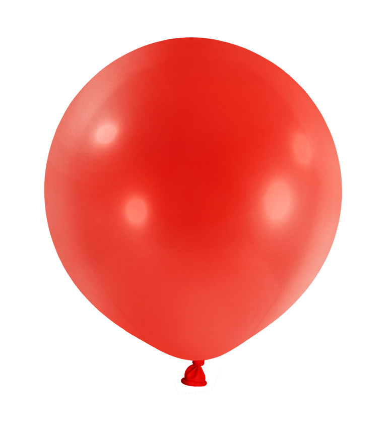 Světle červený balón