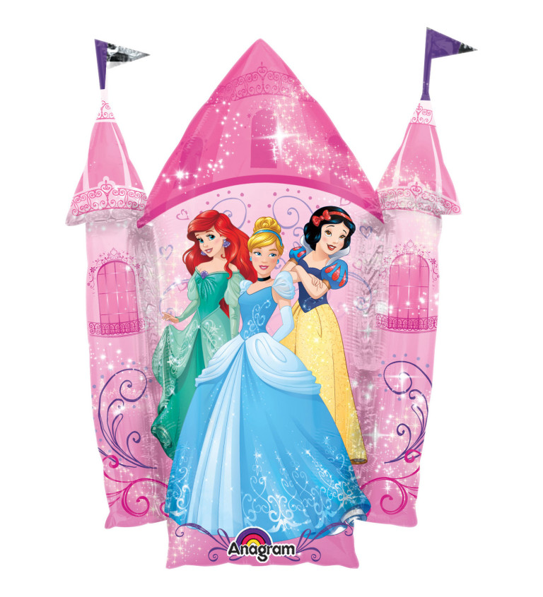 Balónek hrad Disney princezen