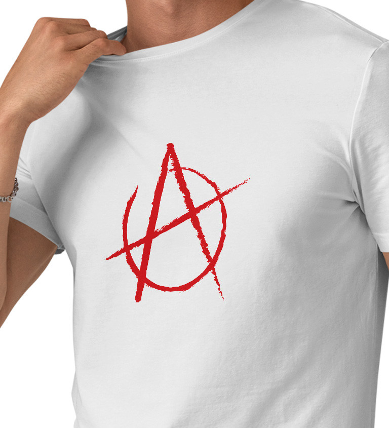 Pánské tričko bílé Anarchy 2