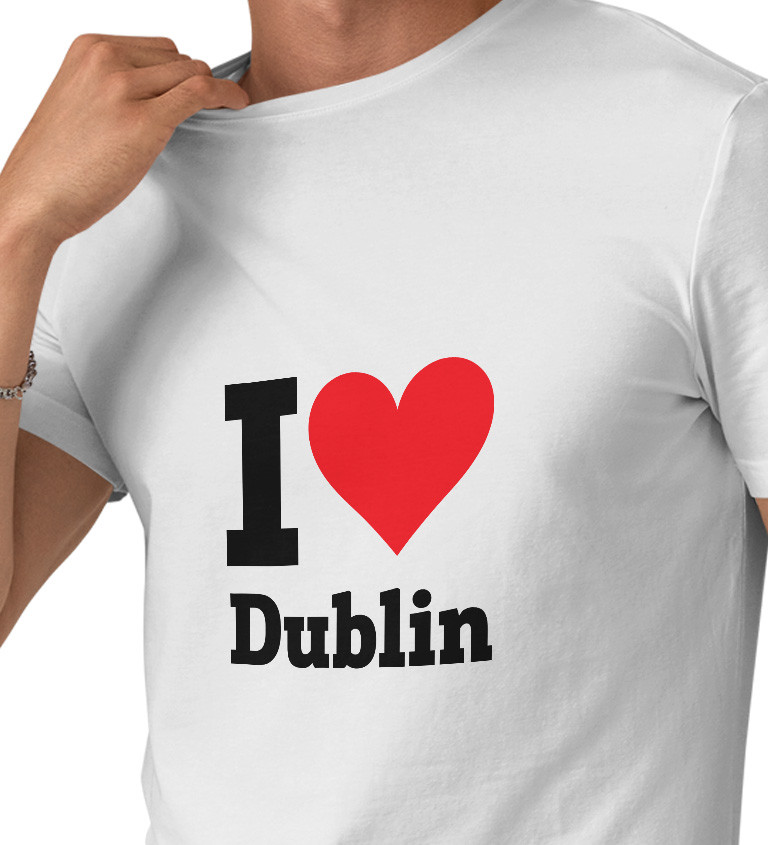 Pánské triko I love Dublin