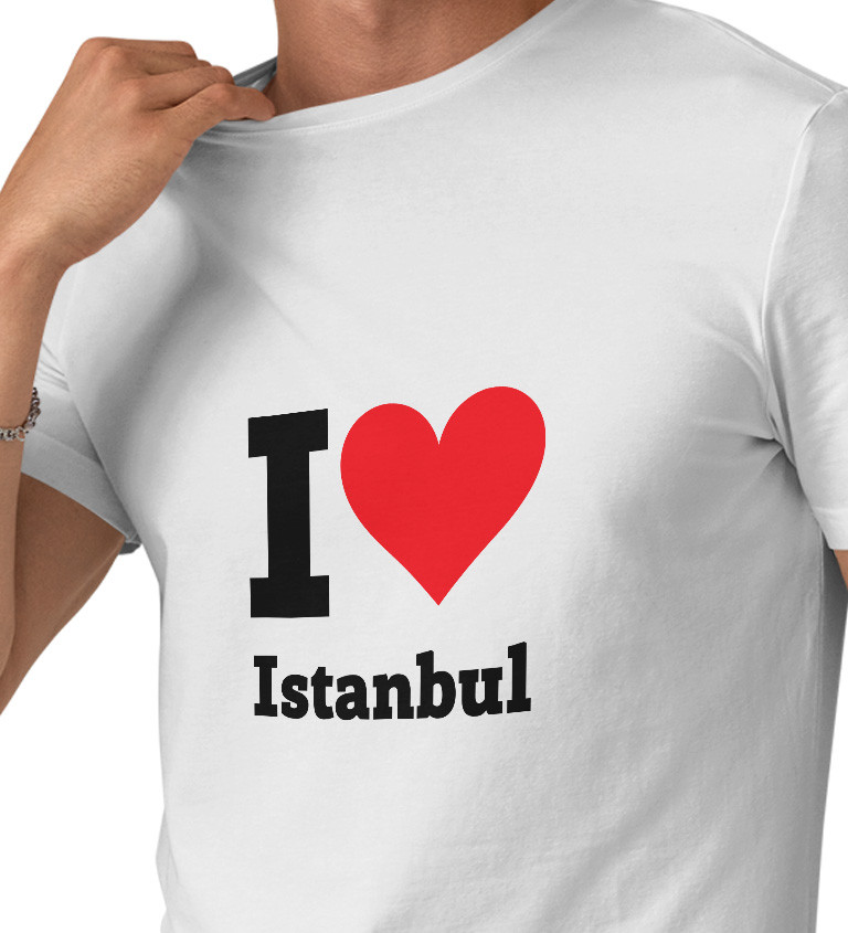 Pánské triko I love Istanbul
