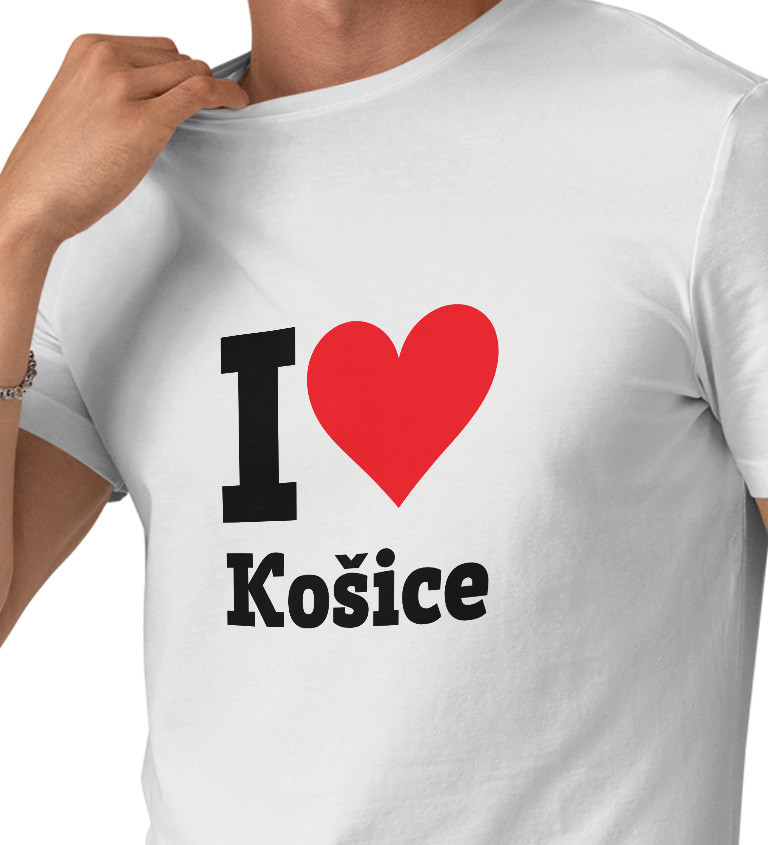 Pánské triko I love Košice