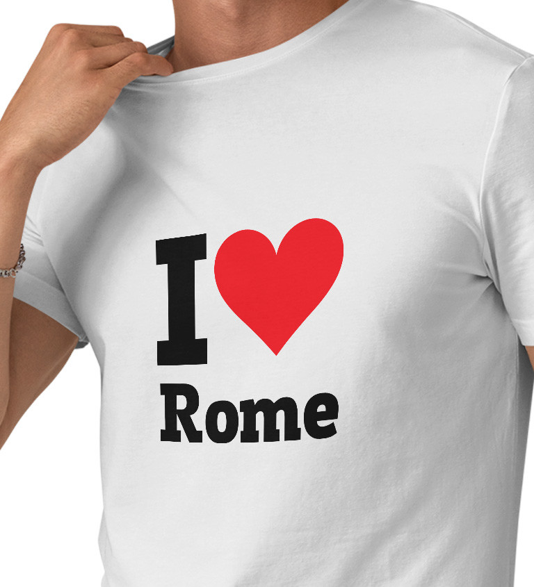 Pánské triko I love Rome