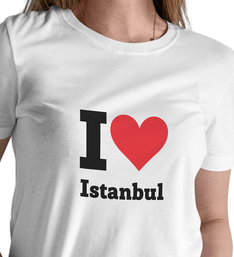 Dámské triko I love Istanbul