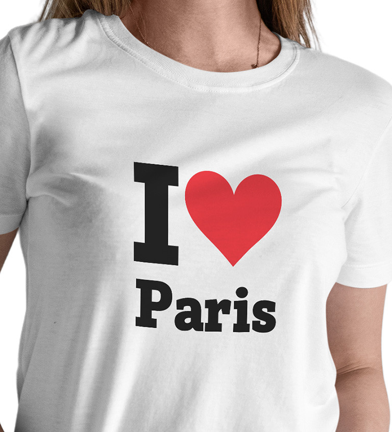 Dámské triko I love Paris