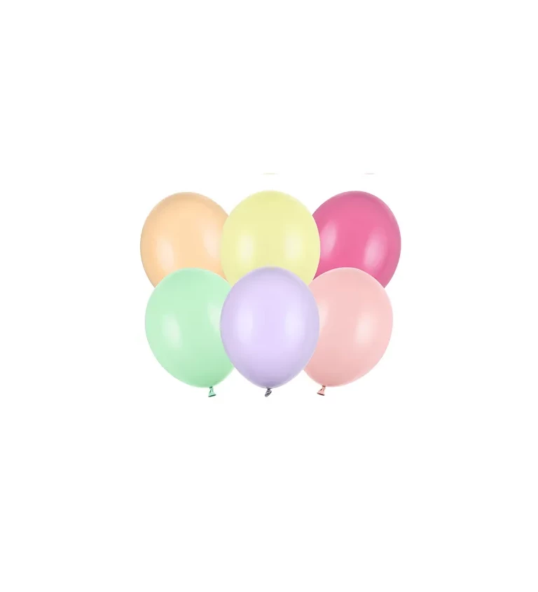 Latexové balóny pastelové
