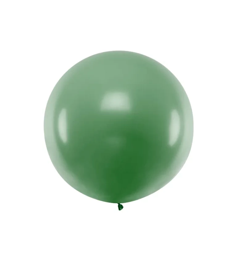 Zelený jumbo balón