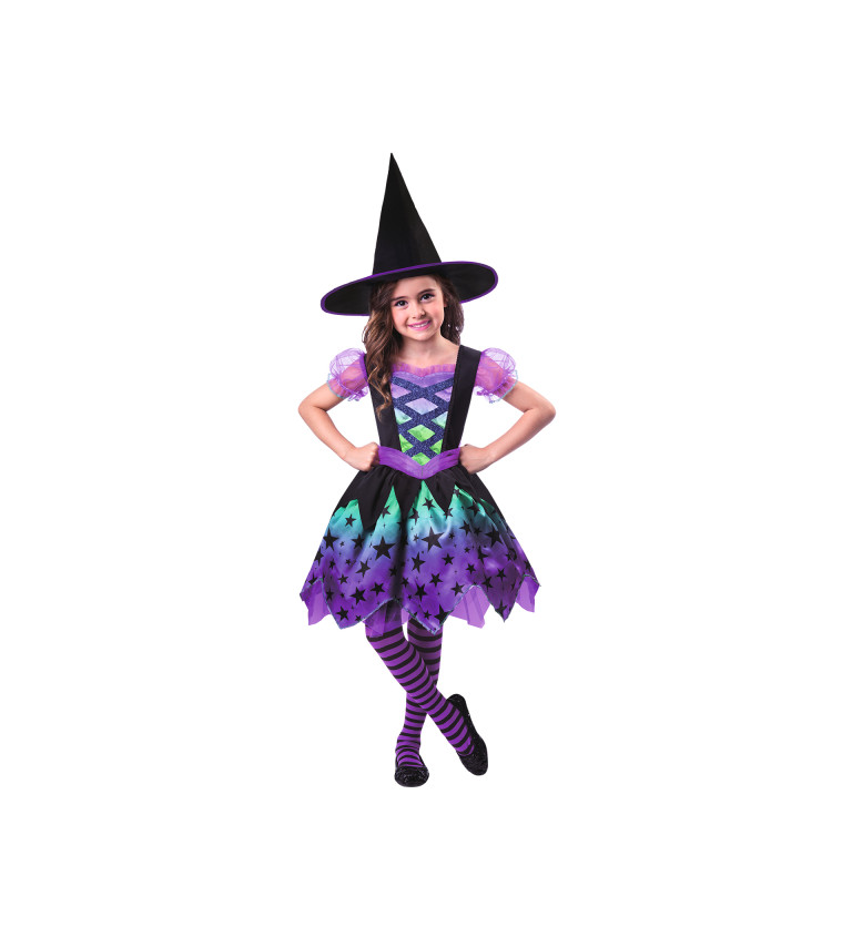 Spell čarodějka dívčí kostým