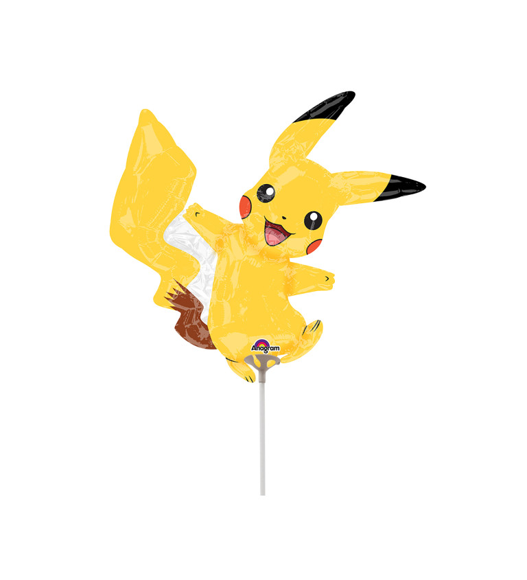 Pikachu balónek na tyčce