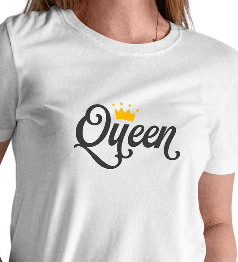 Dámské tričko bílé Queen