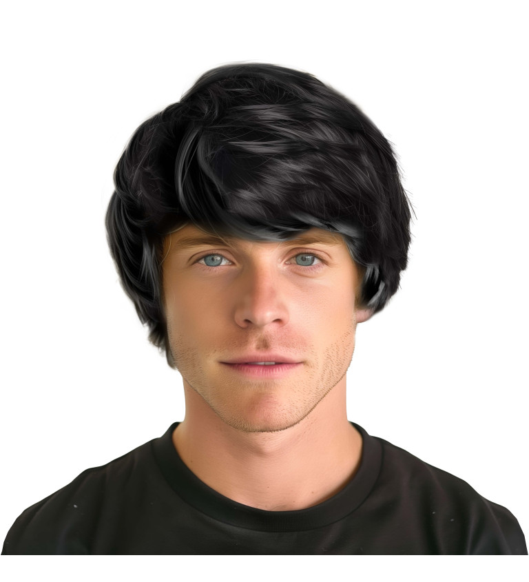 Pánská paruka černá