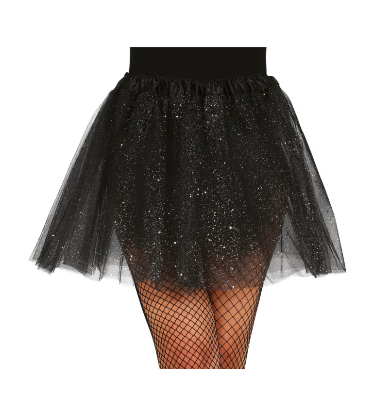 Tutu s třpytkami černá