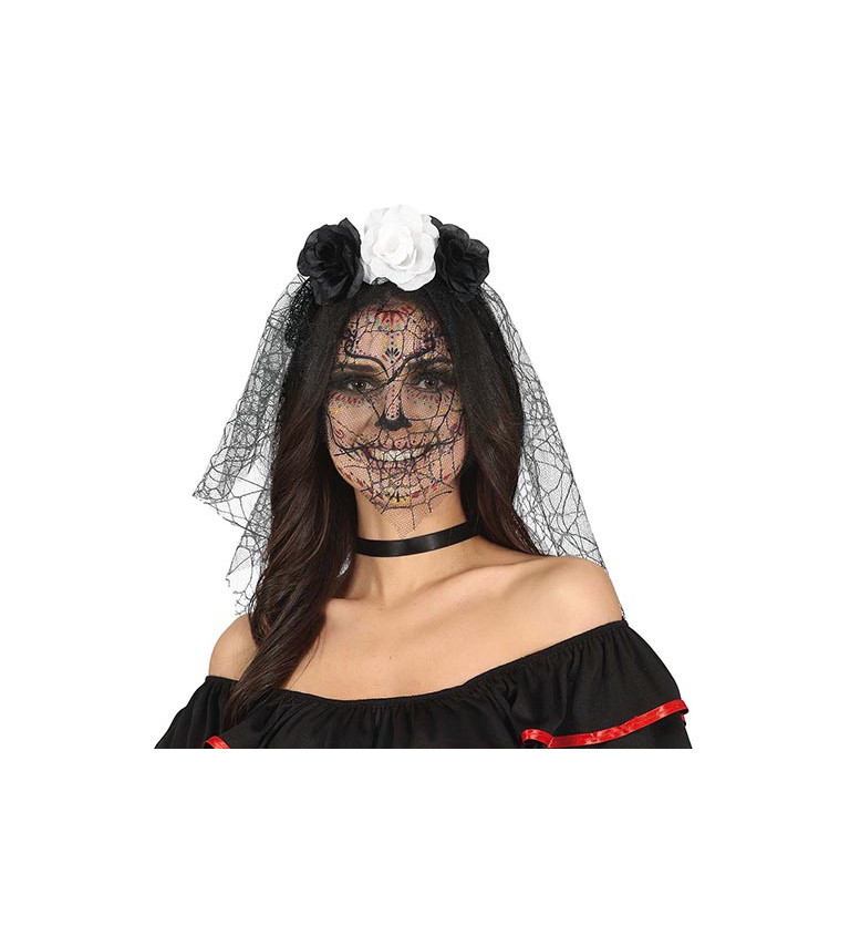 Čelenka se závojem