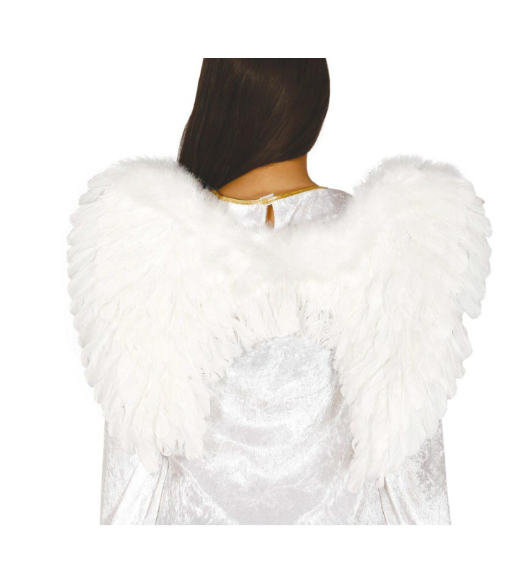 Peříčková andělská křídla, 60x40 cm