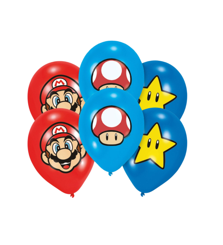 Latexové Balónky - Super Mario
