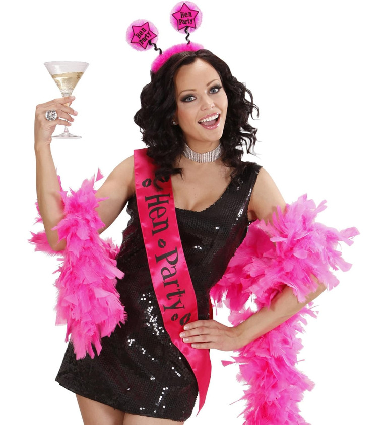 Šerpa s nápisem Hen party