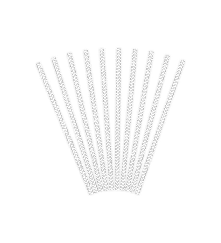Brčka papírová – zig zag vzor