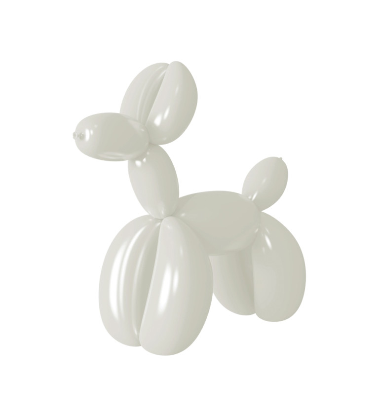 Modelovací balónky bílé