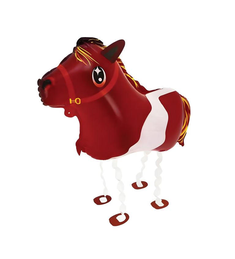 Chodící balónek kůň