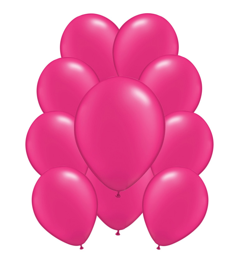 Latexové balónky pastelové tmavě růžové