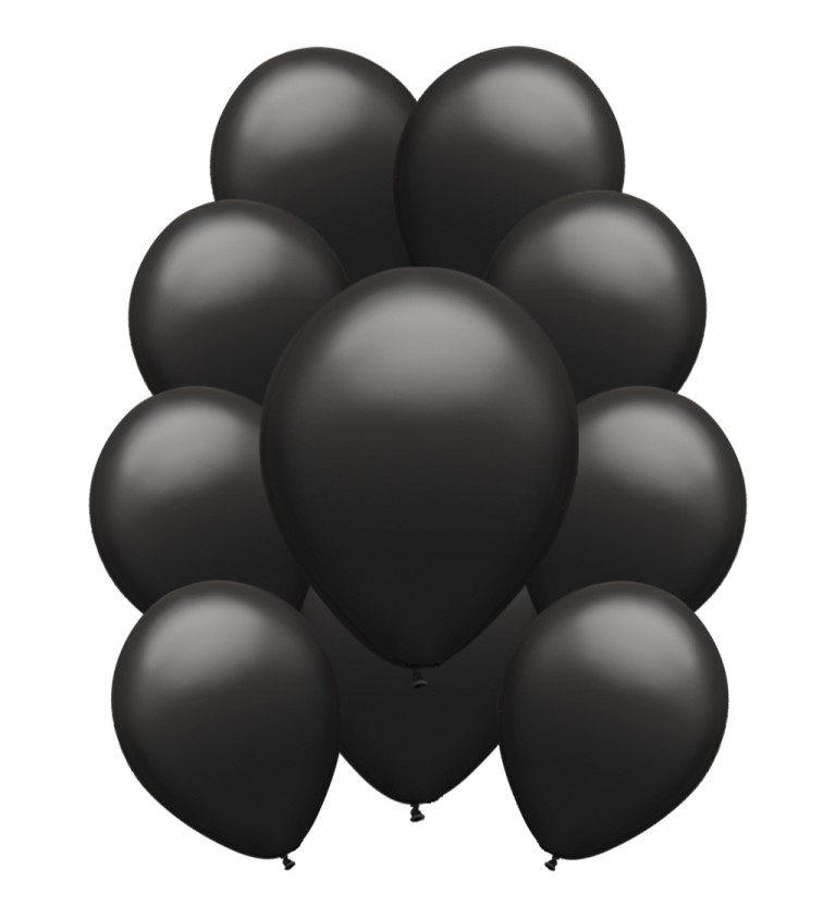 Latexové balónky pastelové černé