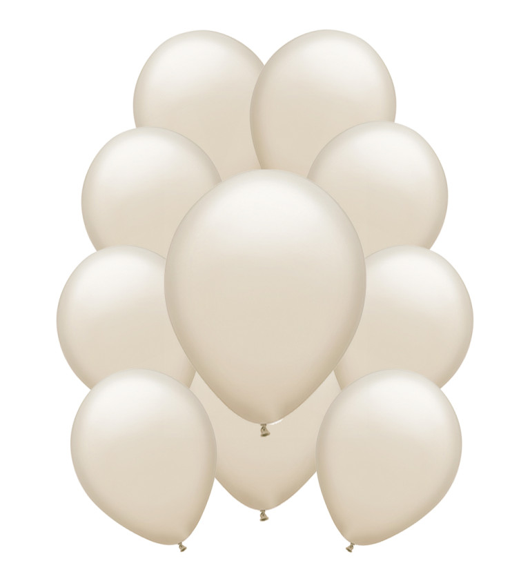Latexové balónky metalické písečné
