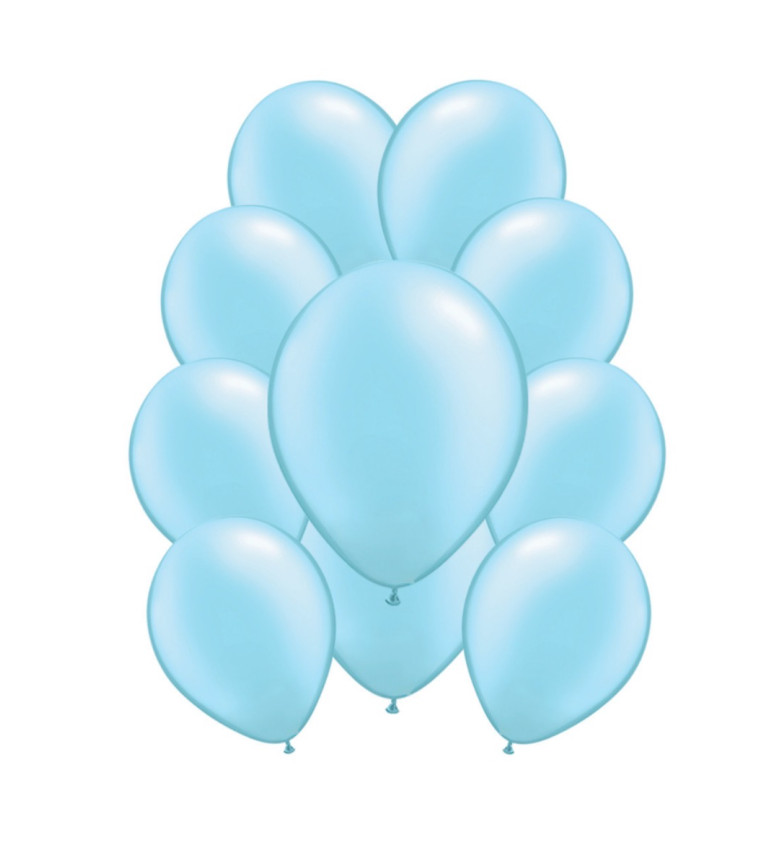 Latexové balónky pastelové baby modré