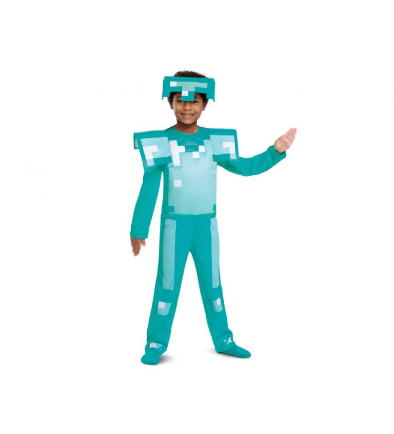 Kostým Minecraft – diamantová zbroj